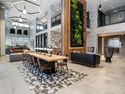 Ann Arbor apartment for rent - Eat-In Table With High Chairs In Clubhouse at Beekman on Broadway, Michigan