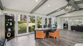 Carrollton apartment for rent - Dining room with a table and chairs at Keller Oaks, Carrollton, TX