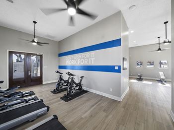 Fitness center w/ free weights