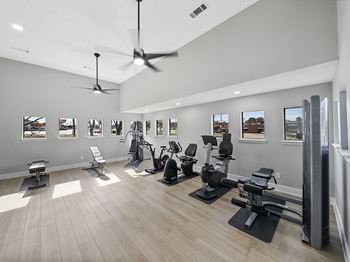 Fitness center w/ free weights