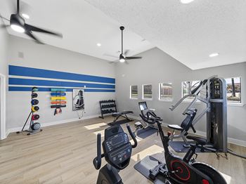 Fitness center w/ free weights