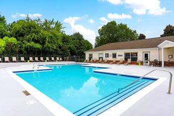 Sparkling swimming pool