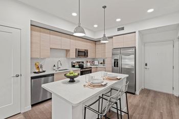 Tan designer cabinets
