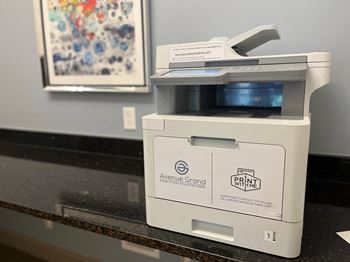 Resident exclusive printwithme access