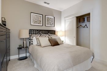 Carpeted bedrooms
