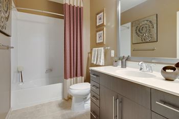Cultured marble countertops in baths