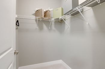 Spacious closets