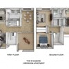 Floor plan for 3 beds, 2.5 baths, 1710 sqft