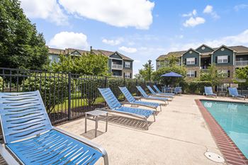 Pool with sundecks