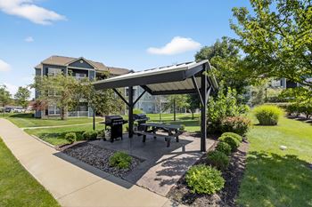 Picnic area with bbq