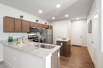 Luxury vinyl plank flooring