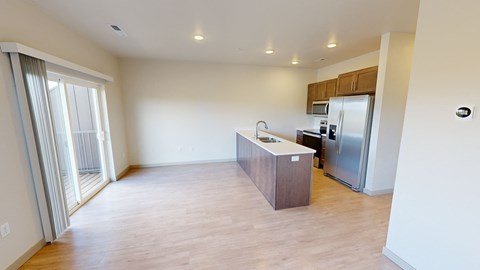 Floor plan for 1 bed, 1 bath, 902 sqft