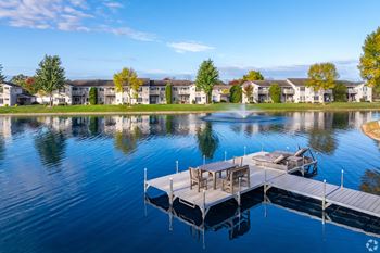 Four-acre lake with sundeck for catch and release fishing