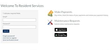 Online resident portal