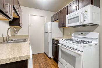 Shaker-style cabinets