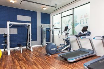 24-Hour fit studio with peloton bikes