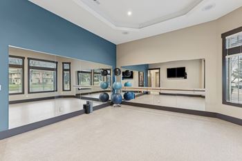 Group fitness studio