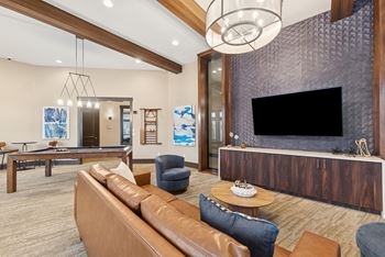 Billiards and media areas