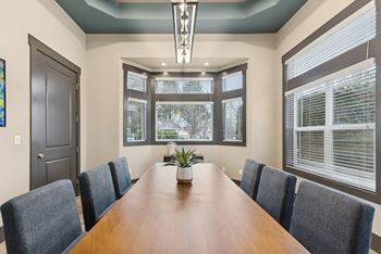 Executive business center with private conference room