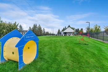 Off-leash large breed and small breed dog parks