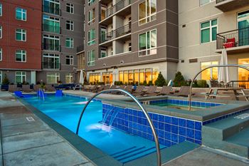 Resort style pool