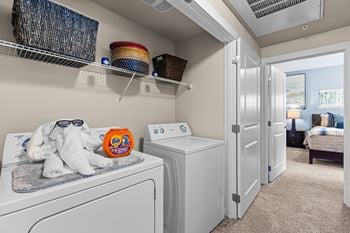 Full-sized washers and dryers
