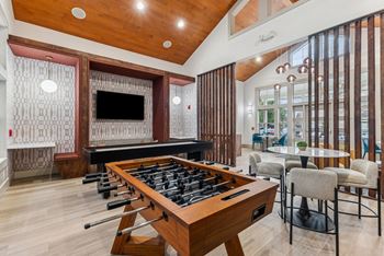 Foosball and shuffleboard