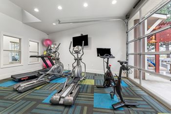 24- Hour fitness center with peloton bike