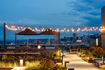 Rooftop lounge