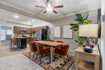 Wood-style plank flooring
