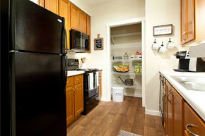 Spokane apartment for rent - Pine Valley Ranch Apartments Kitchen and Pantry