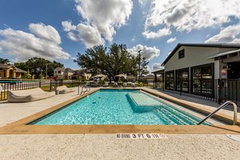 Swimming pool and patio