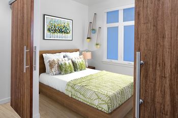 Bamboo sliding doors