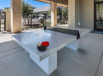 Patio lounge with ping pong & bbq grills