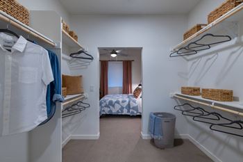 Oversized walk-in closets