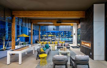 Patio lounge with ping pong & bbq grills