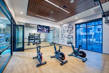 Yoga & spin room