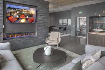 Social lounge and entertainment area