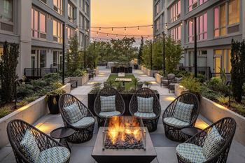 Elevated courtyard