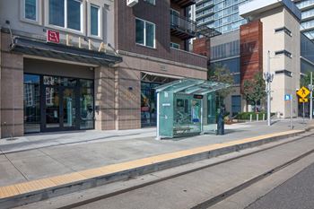 Streetcar station onsite