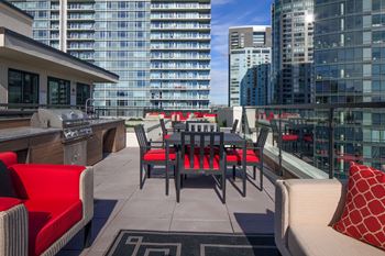 Barbeque area with grills & gathering space