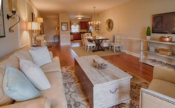 Highland apartment for rent - a living room with a couch and a coffee table