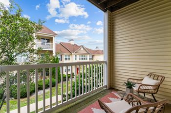 Large patios and balconies