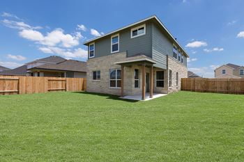 Fully-landscaped, fenced backyards with covered patios