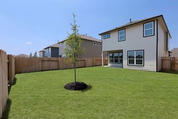 Fully-landscaped, fenced backyards with covered patios
