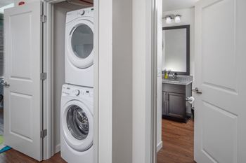 Front-load, full-size washers & dryers