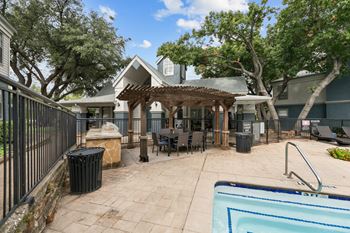 Bbq grilling area