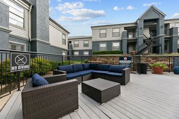 Bbq grilling area