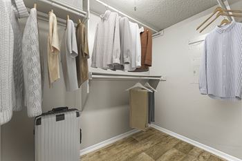 Large walk-in closets*