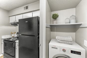 Full size washer/dryer connections*